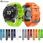 Ремешок для часов YAYUU для Garmin Fenix 6X Fenix 6 Fenix 6S, силиконовый сменный ремешок для Fenix 6 ProFenix 6X Pro