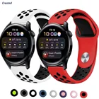 Силиконовый ремешок для samsung galaxy watch 4classic46 мм42 ммactive 23 Gear S3 Frontier, 22 мм, ремешок для Huawei GT-2-2e-3-Pro