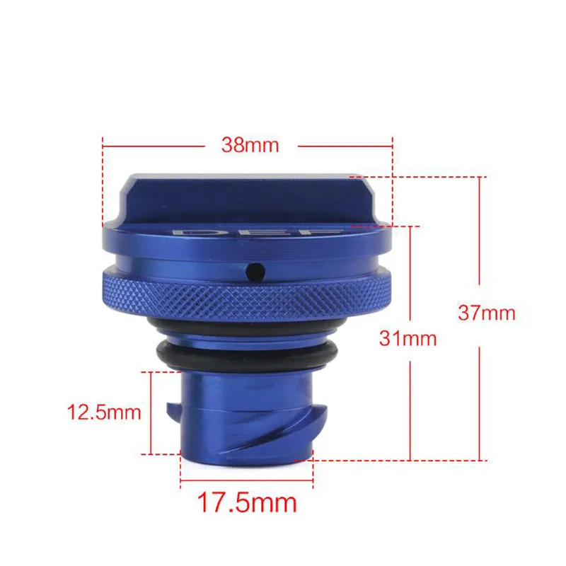 Колпачки для дизельного топлива алюминиевая крышка DEF 2013 2018 Dodge Ram 2500 3500