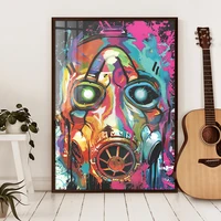 street mask graffiti art canvas painting wall posters and prints inspiration artwork picture for living room decor