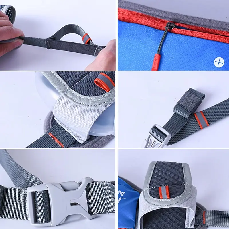 

Fashion Sport Waist Bag Breathable Kettle Bags Men And Women Marathon Morning/Night Running Hiking Money Phone Belt Bag