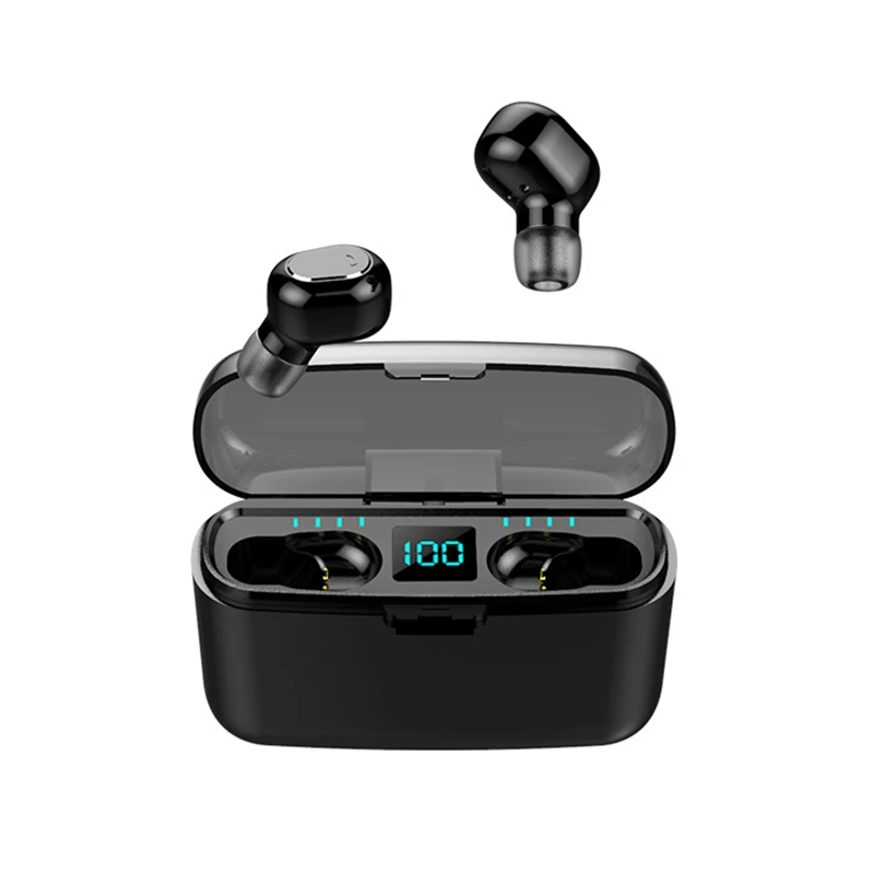 Портативные наушники M8W с цифровым дисплеем TWS HD Bluetooth 5 0 Беспроводные спортивные