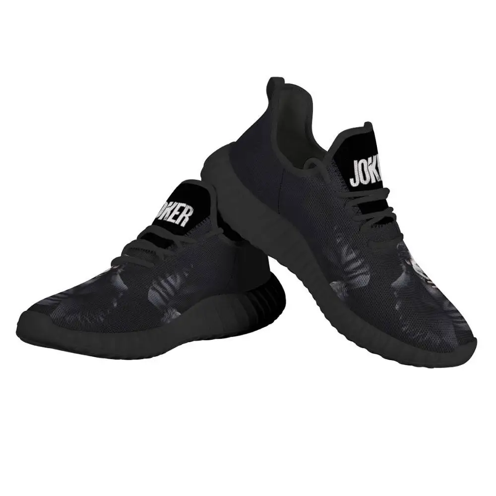 Women Custom Shoes Pattern Logo Flying Weave Men Sneakers Platform Trainers Breathable Mesh Running Joker Clown |