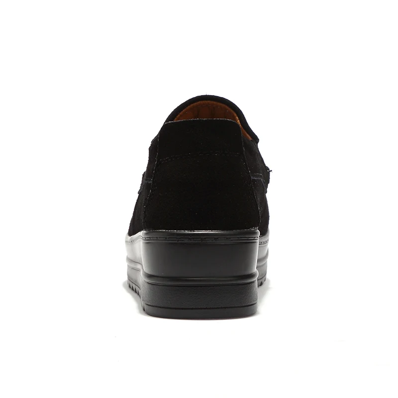 

SNURULAN 2019 autumn women flats tennis feminino flat platform Sneakers Shoes Woman leather suede slip on creepers loafersE094
