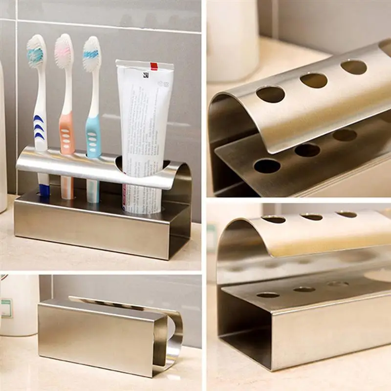 Держатель для зубных щёток из нержавеющей стали 304|Держатели щеток и пасты| |