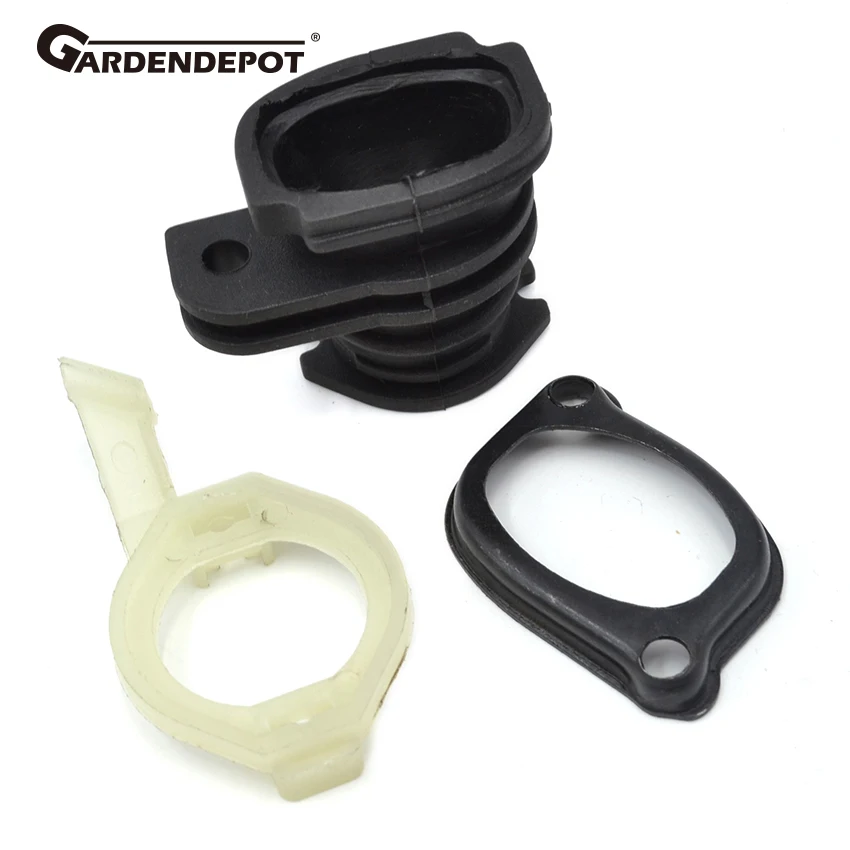 

PARTSPIUS Square Intake Manifold Flange Metal Plate Kit For Husqvarna 362 365 371 372 372XP Chainsaw Parts Replacement Parts