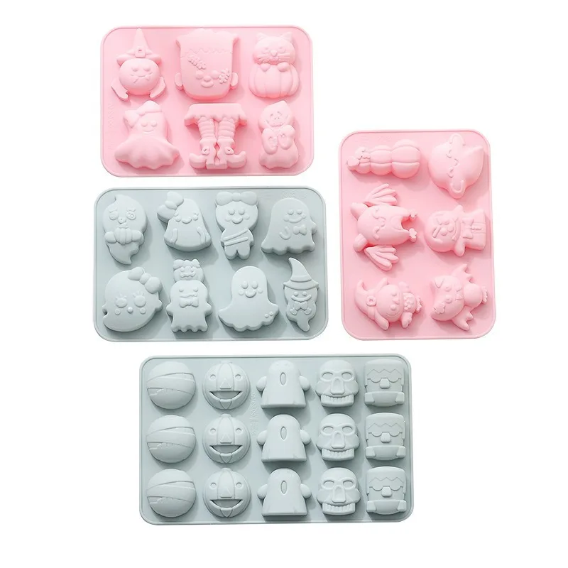 Креативный Хэллоуин Тыква призрак силиконовая форма для торта лоток выпечки еды