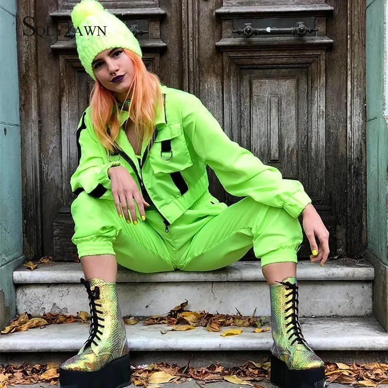 Классная Одежда для девочек уличная укороченный жакет и брюки cago из двух