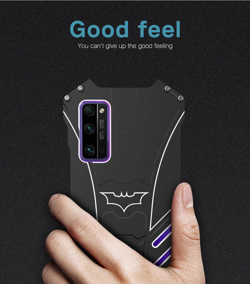 

Luxury Shockproof Aluminum Alloy Metal Case for Honor 30 V30 Pro 20S 20i 20 Pro 10 Lite 9i play 1 enjoy 8 Plus