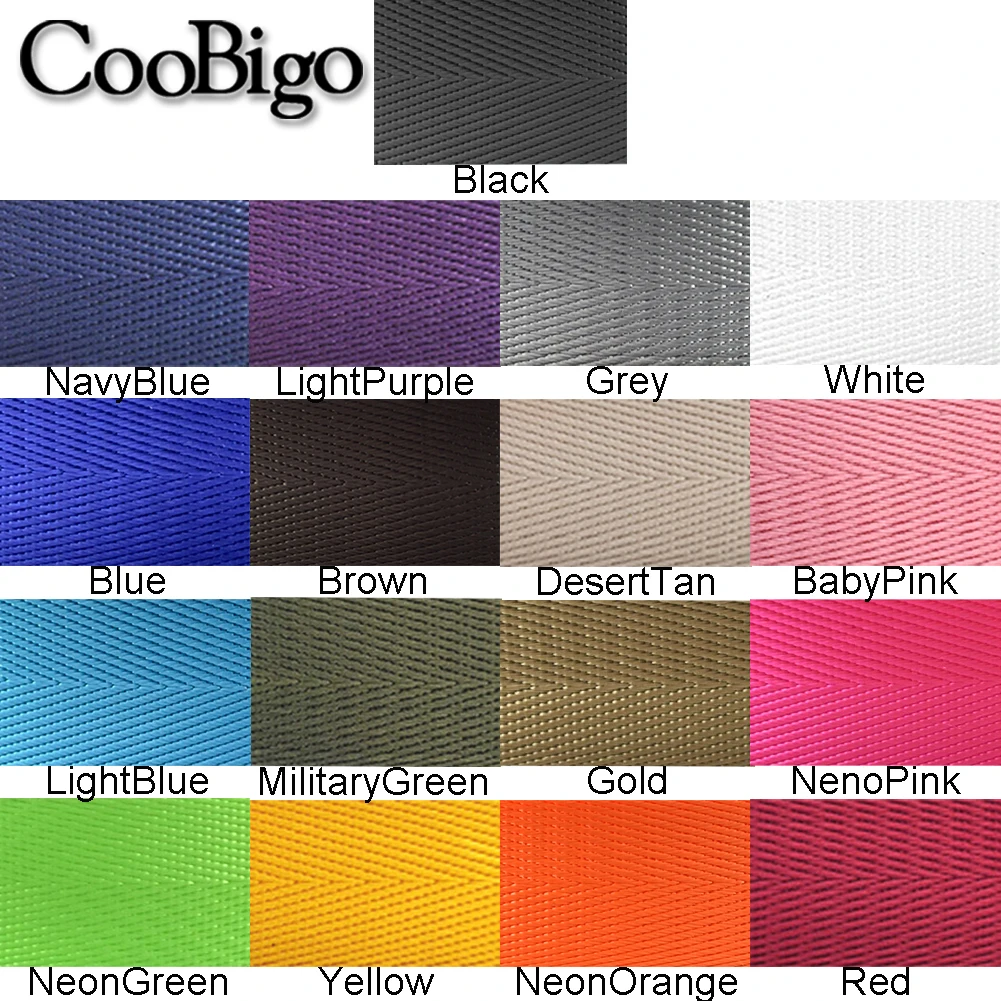 25mm Imitated Nylon Webbing Band Tape Textile Binding Strap Polypropylene Fabric Harness Sewing Accessory Oblique Herringbone |