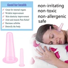 Силиконовая чашка для массажа лица, медицинские банки для терапии тела, чашки для массажа лица, уход за здоровьем, вакуумные банки, антицеллюлитные