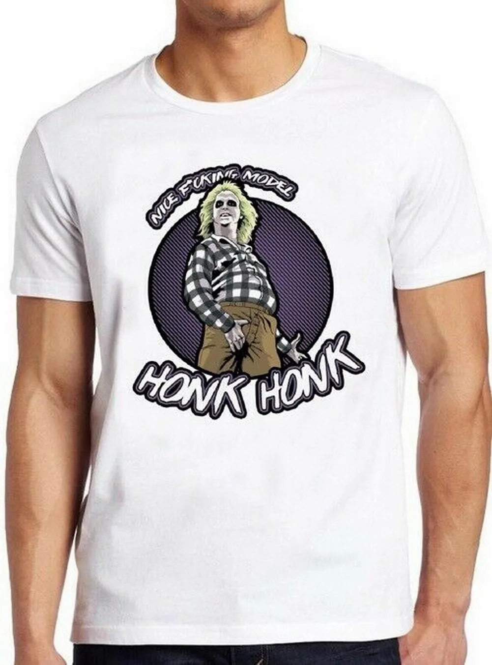 Beetlejuice/футболка с надписью Honk 80 s забавная винтажная крутая футболка в подарок 152