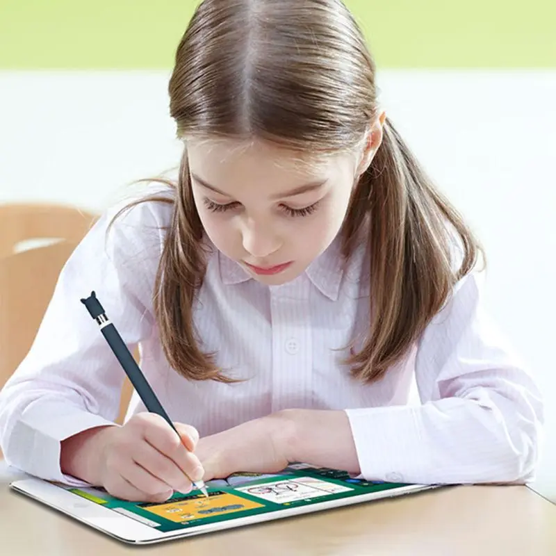 Симпатичный силиконовый защитный чехол с кошачьими ушками защитой от