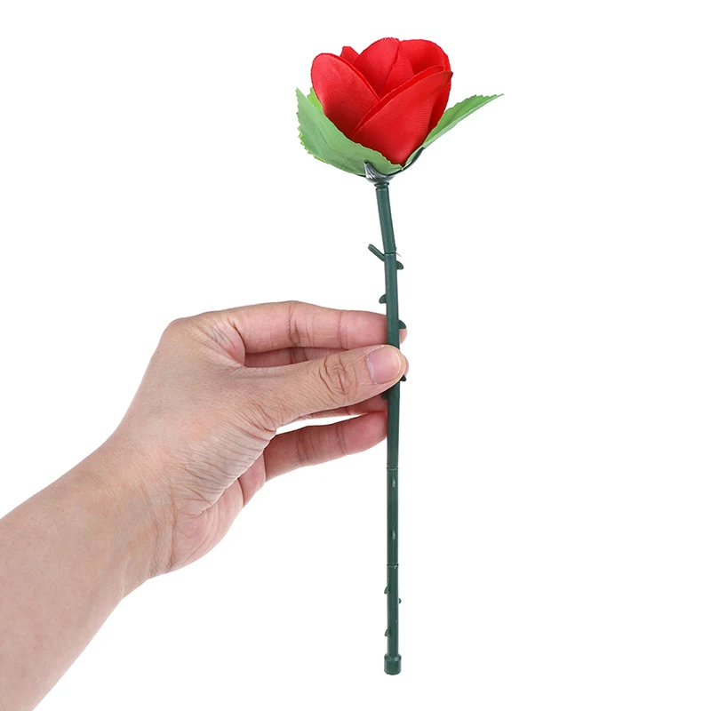 Цветы игрушки для трюков волшебный дым от пальчиковых кончиков складные розы