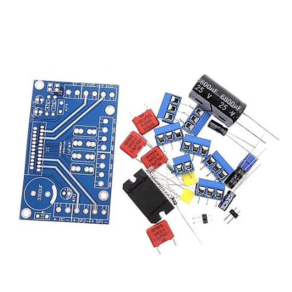 DIY kit детали TDA7388 4 канала 4x41 вт аудио печатная плата усилителя мощности BTL PC