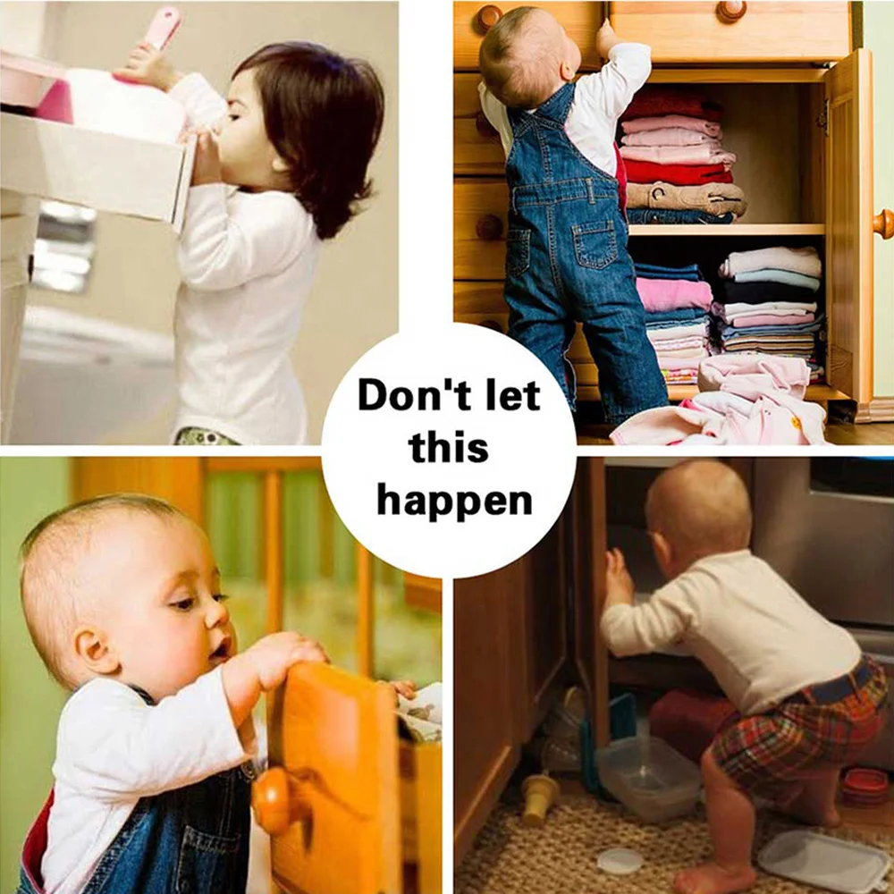 Невидимые защелки для ящиков защитные замки шкафов безопасности детей 4 шт. | Мать