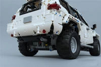 High-Tech RC Off-roader with SBrick Batarry Motors Land Cruiser SUV MOC Builing Block Brick Set MOC-5551 Model Toy Kit DIY Child