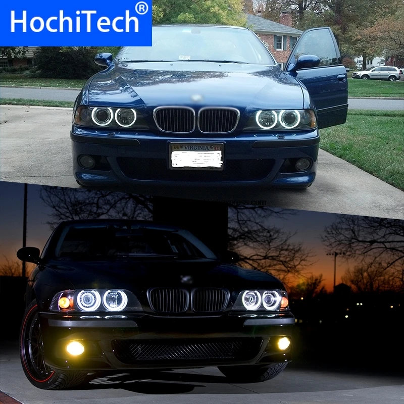 HochiTech высокое качество дневсветильник DRL CCFL ангел демон глаза комплект теплый