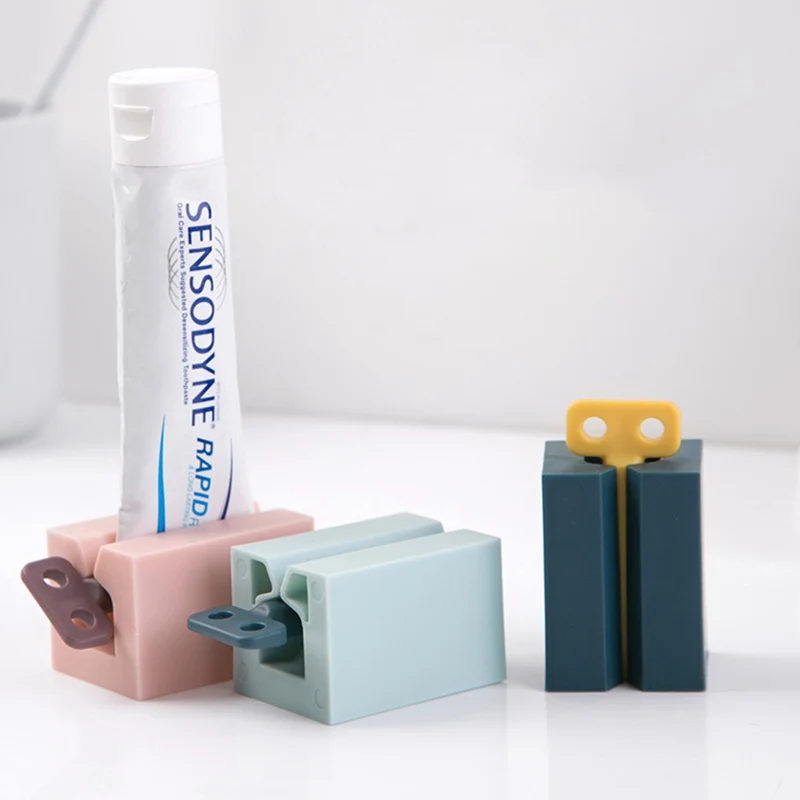 

1Pcs Home Plastic Toothpaste Squeezer Tube Easy Dispenser Rolling Holder Bathroom Supply Tooth Cleaning Accessories TLSM