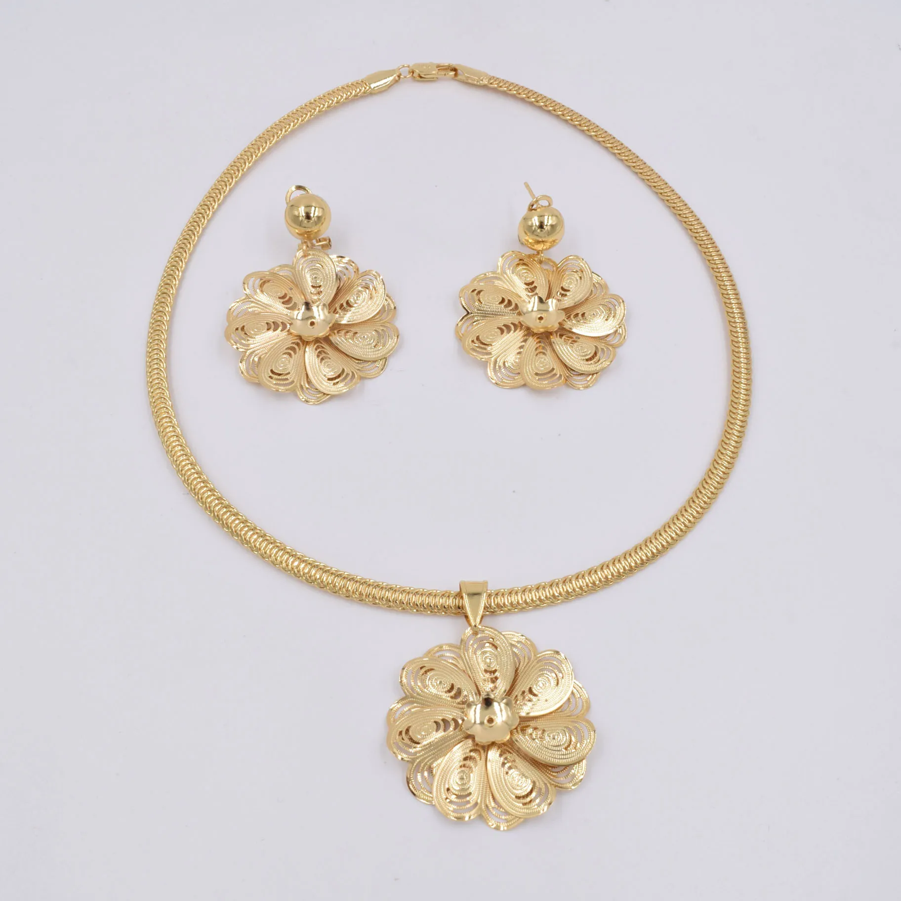 Новый дизайн Высокое качество большое Преувеличение набор 3 цвета золотой цвет