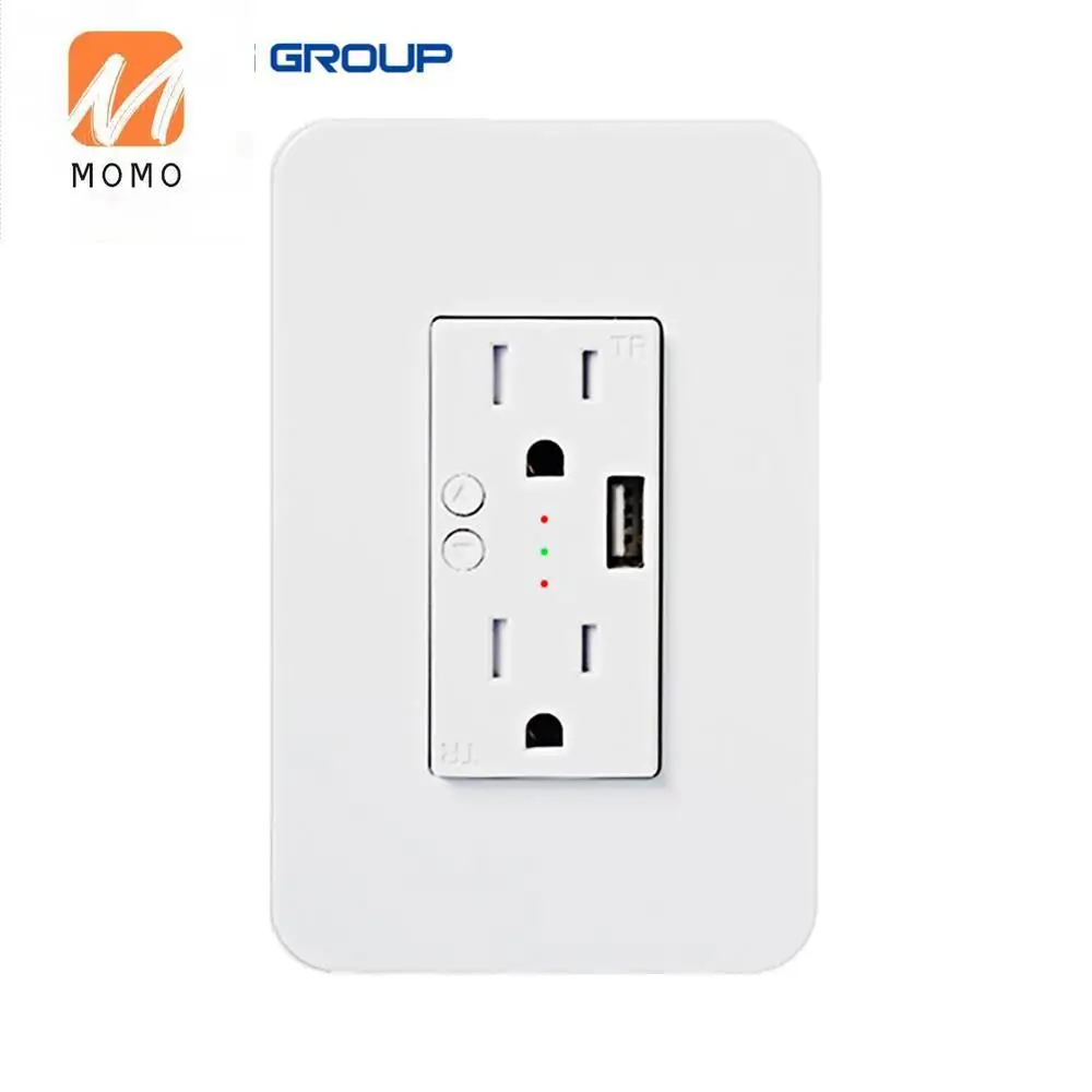 

Умная настенная розетка с USB-портом, 15 А