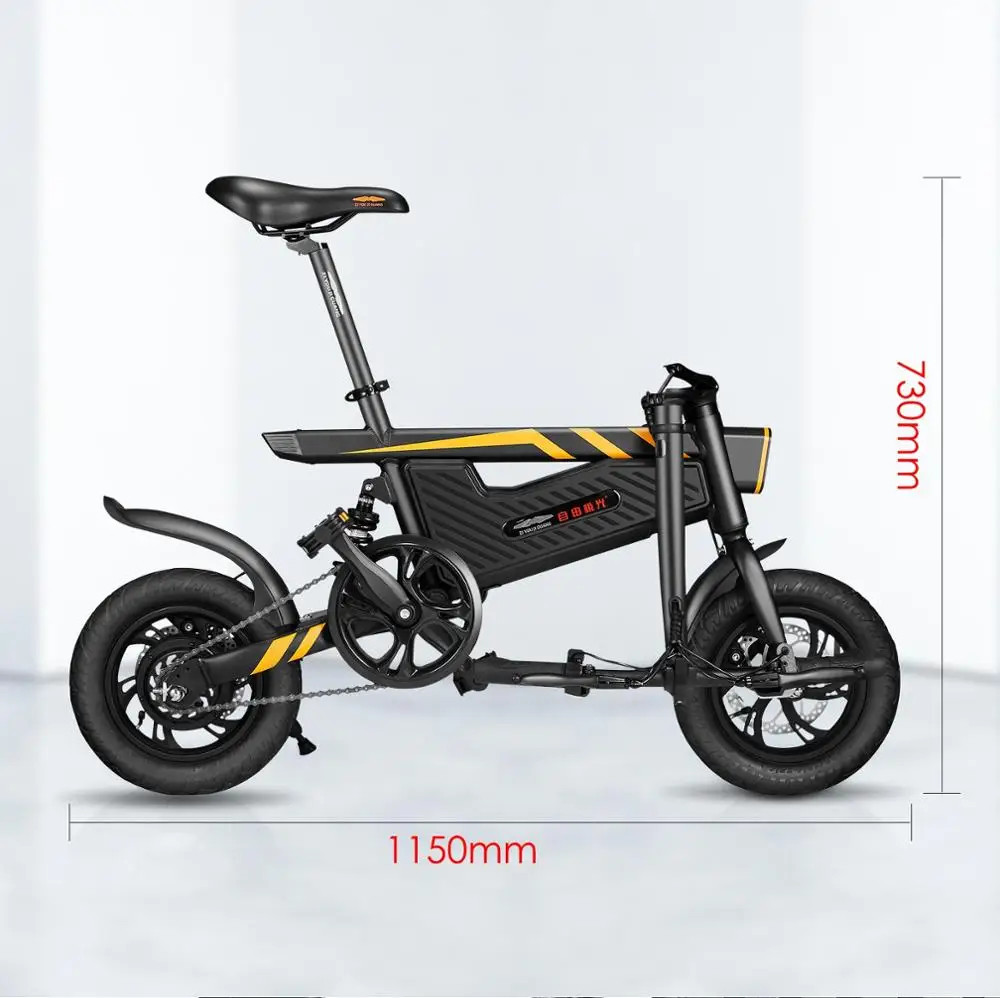 Ziyoujiguang T18 Электрический велосипед 7.8AH 25 км/ч 250 Вт Мотор литий ионный аккумулятор