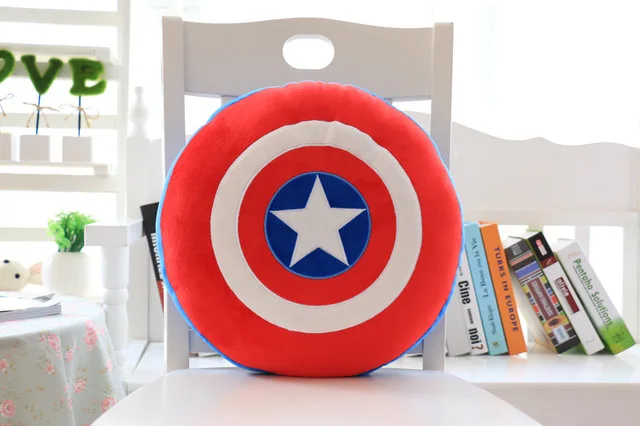 38 см плюшевая подушка Marvel Мстители Бэтмен Человек-паук железный человек
