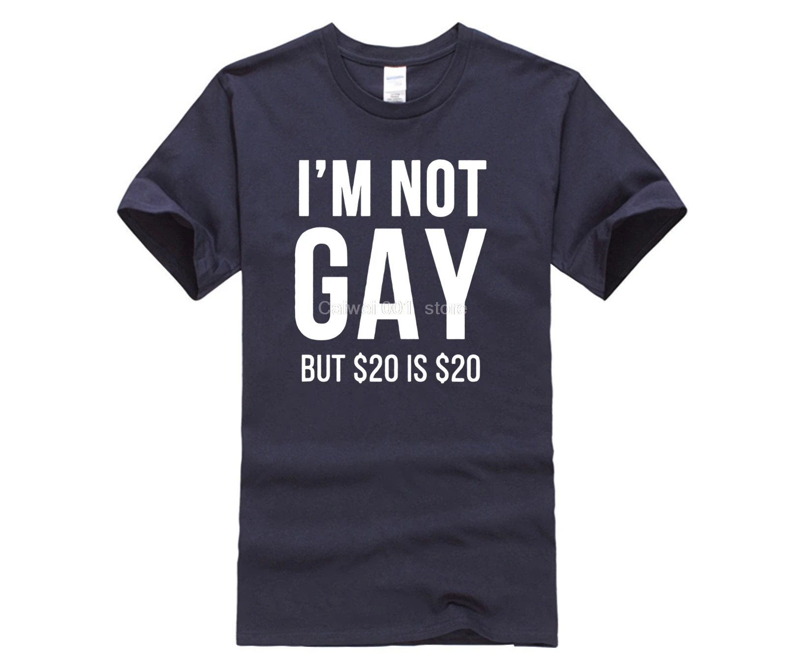 Футболка мужская с короткими рукавами I m Not простая Мягкая дышащая черная