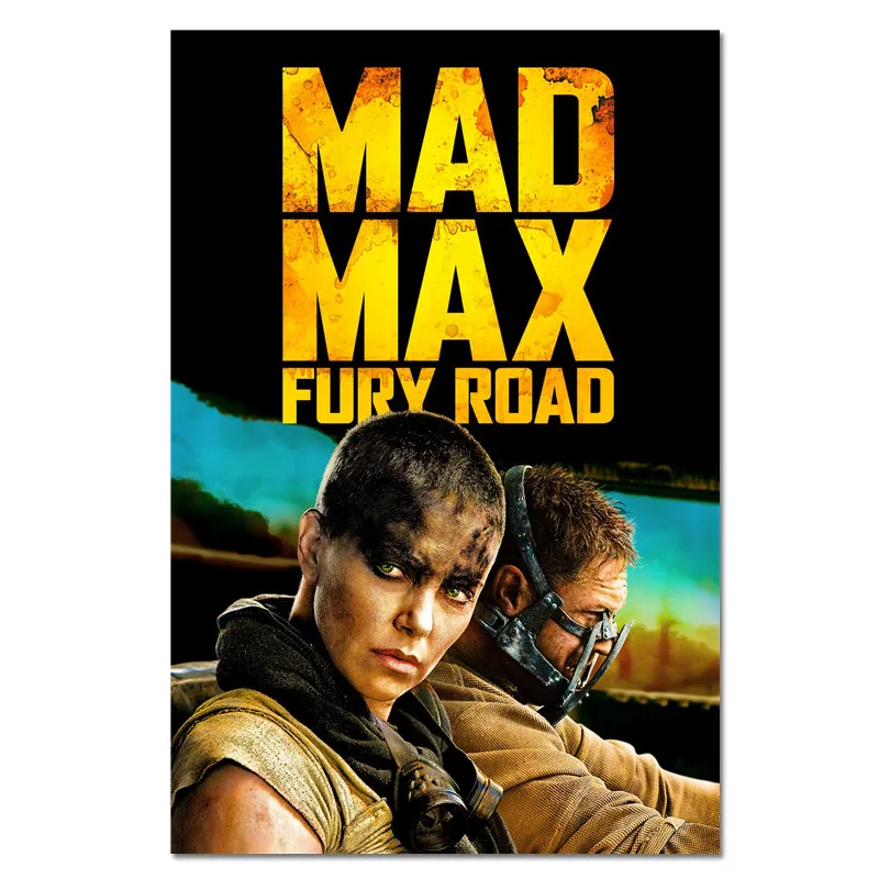 Плакат из фильма Mad Max Fury Road Шелковые Плакаты для автомобиля принты винтажные