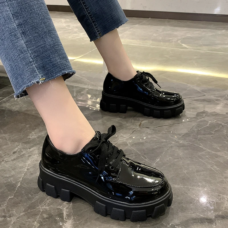 

Women Chunky Sneakers Hidden Heels Height Increasing Ladies Wedge Shoes High Top Autumn Platform Women Shoes