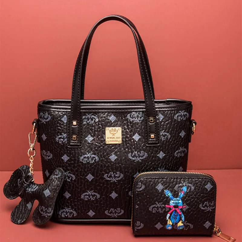 

Tote Bags for Women 2021 New Leather Fashion Printed Shoulder Messenger Bucket Bag Purses and Handbags Luxury Designer Sac Luxe