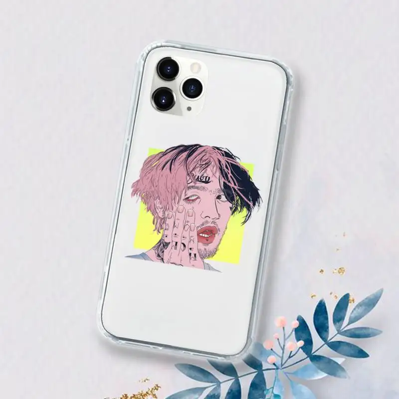

lil peep Phone Case Transparent for iPhone 11 12 mini pro XS MAX 6 6S 8 7 Plus X 5S SE 2020 XR