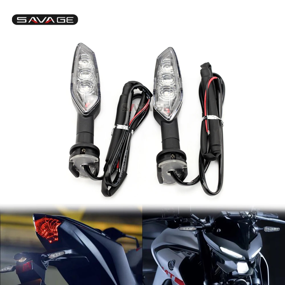 Светодиодный индикатор поворота для YAMAHA MT 01 25 03 07 09 MT09/MT07 Tracer мигалка мотоцикла