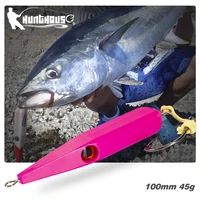 hunthouse trolling pencil fishing lure 100mm 45g sinking gt lures artificial jerkbait for bass bluefish tuna 2020 tackle
