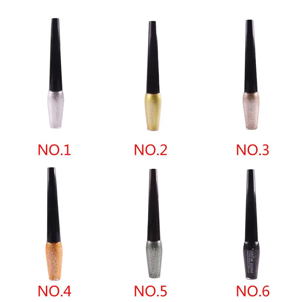 

MISS ROSE New Waterproof Glitter Eyeliner Liquid Eyeshadow Long Lasting Eye Gloss Cosmetics Makeup Eyeliner 7402-042W