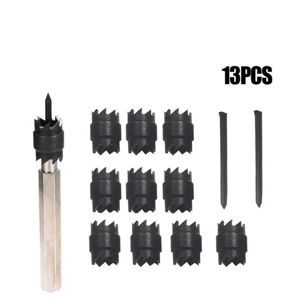 

13pcs/set High Speed Steel Spot Welding Drill Spot Welding Cutter Rotary Spot Welding Cutter Remover Drill Bit Tool