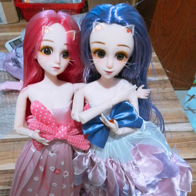 Bjd кукла волос для куклы глаза для игрушек 30 см детская одежда с фантазийным рисунком 3D реальный глаз 20 шаровой шарнир подвижный модный длинный парик волос кукла-эльф игрушка,лол куклы игрушки одежда реборна глазки