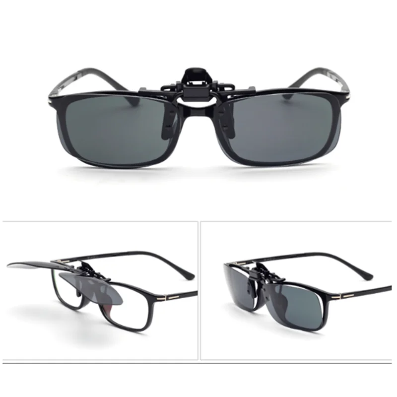 New Polarized Driving Cycling Fishing Glasses Night Vision Day Time Clip-on Lens Sunglasses | Спорт и развлечения