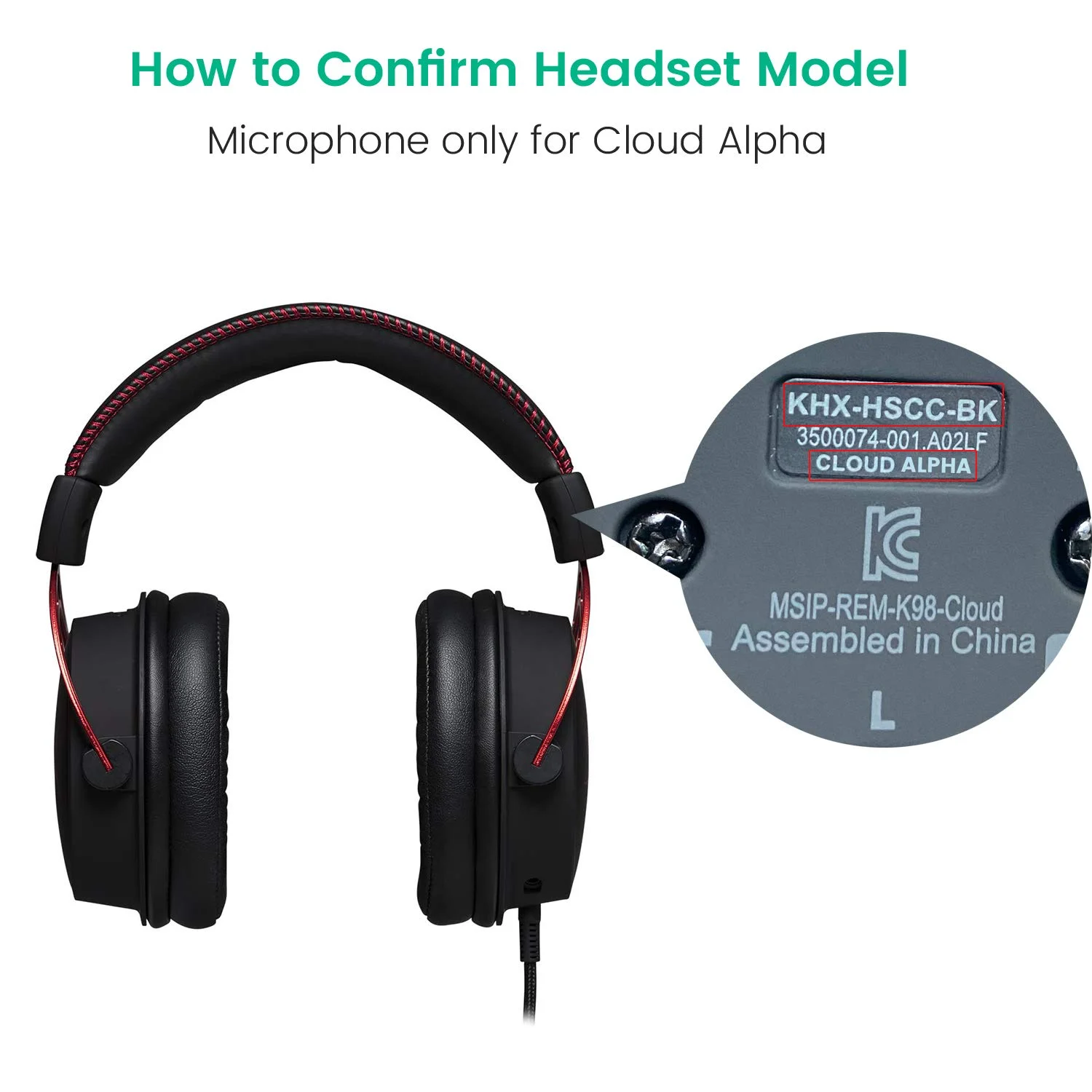 Сменный игровой микрофон с разъемом Aux 3 5 мм для Игровых Наушников Kingston HyperX Cloud Alpha