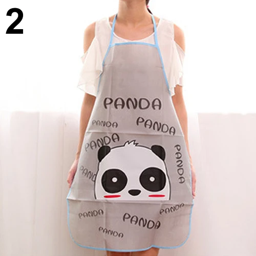 1 шт. милые водонепроницаемые фартуки с рисунком кухонные маслостойкие для