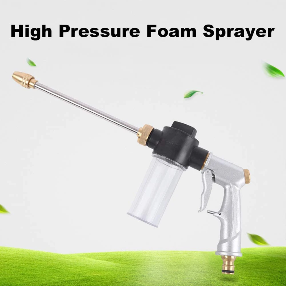 

Car Wash High Pressure Gun Garden Watering Nozzle Sprinkler Foam Cleaning Washer Spray Bottle Car Cleaning Tool Set