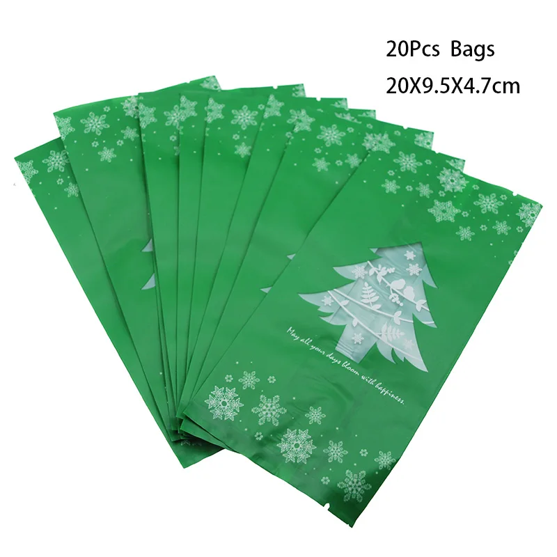 20pcs green WEIGAO бумажная Подарочная сумка Рождественский подарок коробка бумажная Подарочная коробка Рождественские вечерние украшения для вечеринки коробка конфет Новогодняя Сувенирная Коробка - Цвет: 20pcs green
