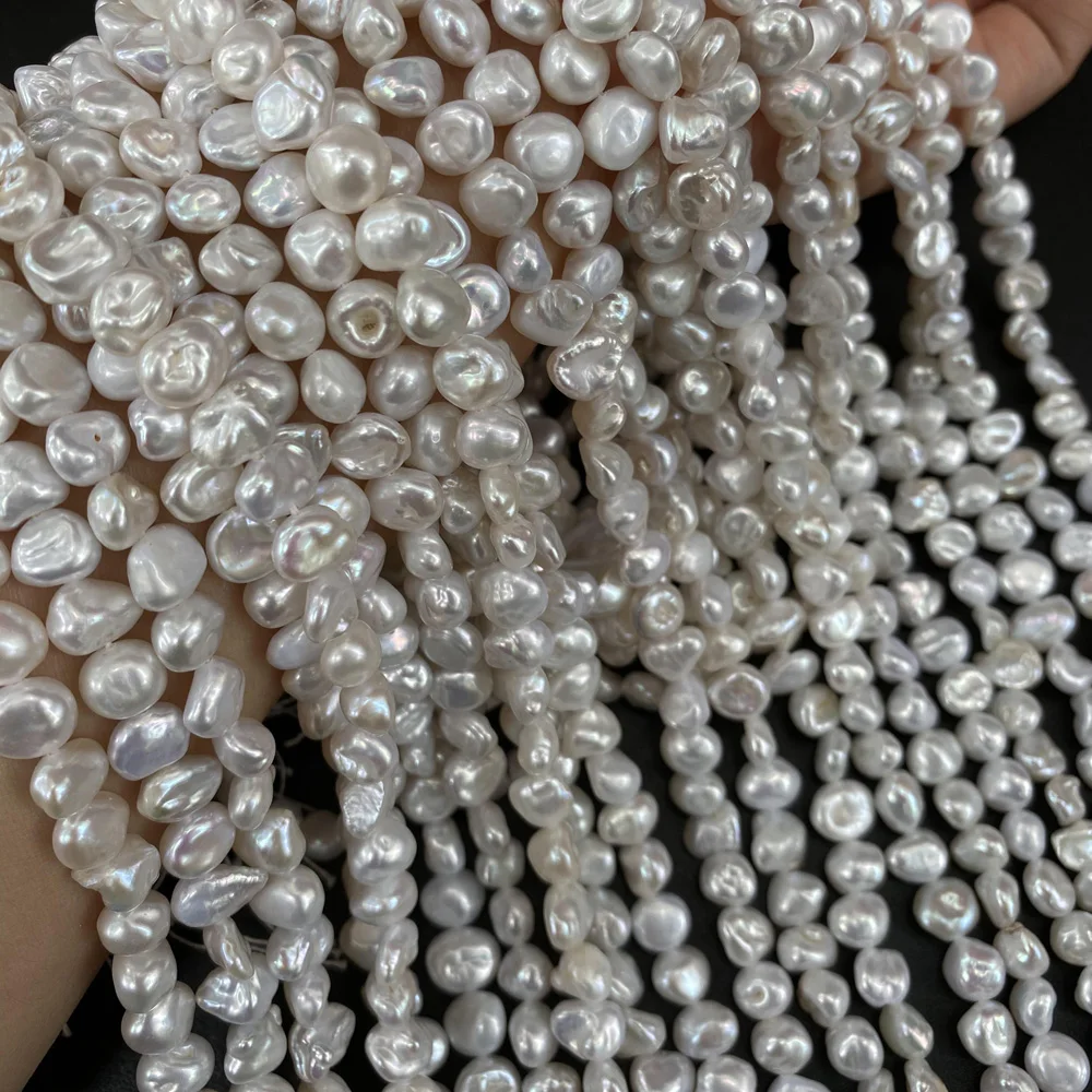 

Натуральный пресноводный жемчуг, бусины неправильной формы для изготовления ювелирных изделий «сделай сам», браслетов, серег, ожерелий, ак...