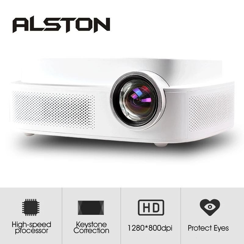 ALSTON Q7 full hd светодиодный проектор 4k HDMI совместимый USB AV 1080p Портативный