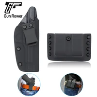 gunflower beretta 92fs iwb kydex concealed holster double maganize pouch holder for 9mm sw hunting accessories