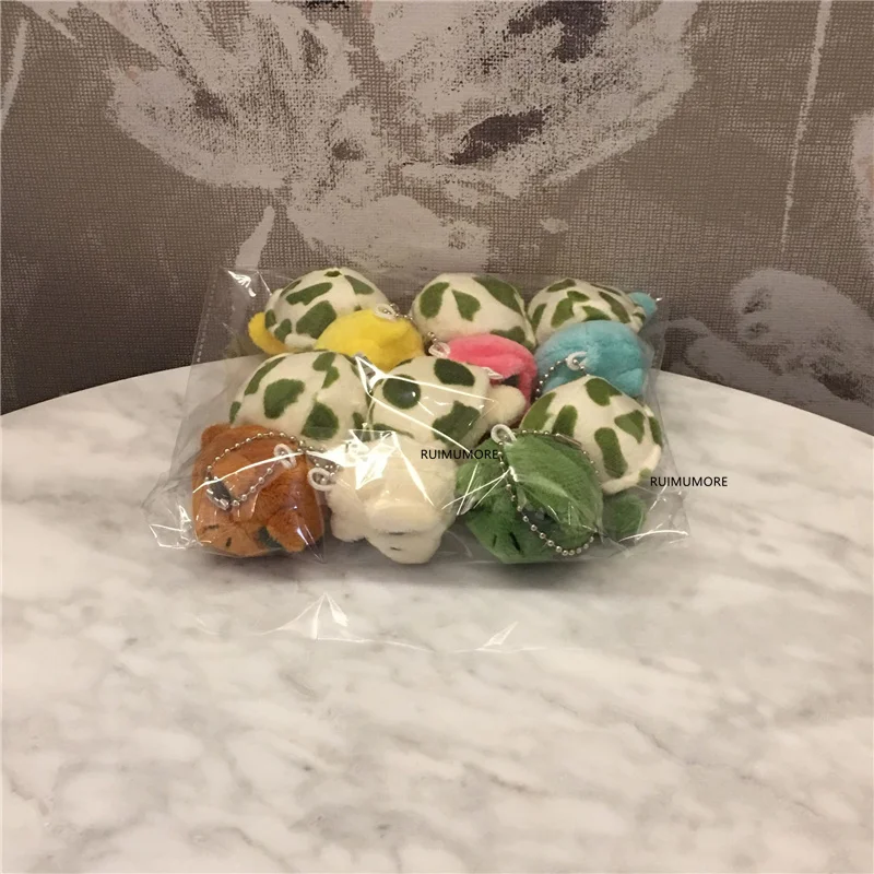 Цвета маленький новый 7 см Малый черепаха плюшевые игрушки брелки для ключей