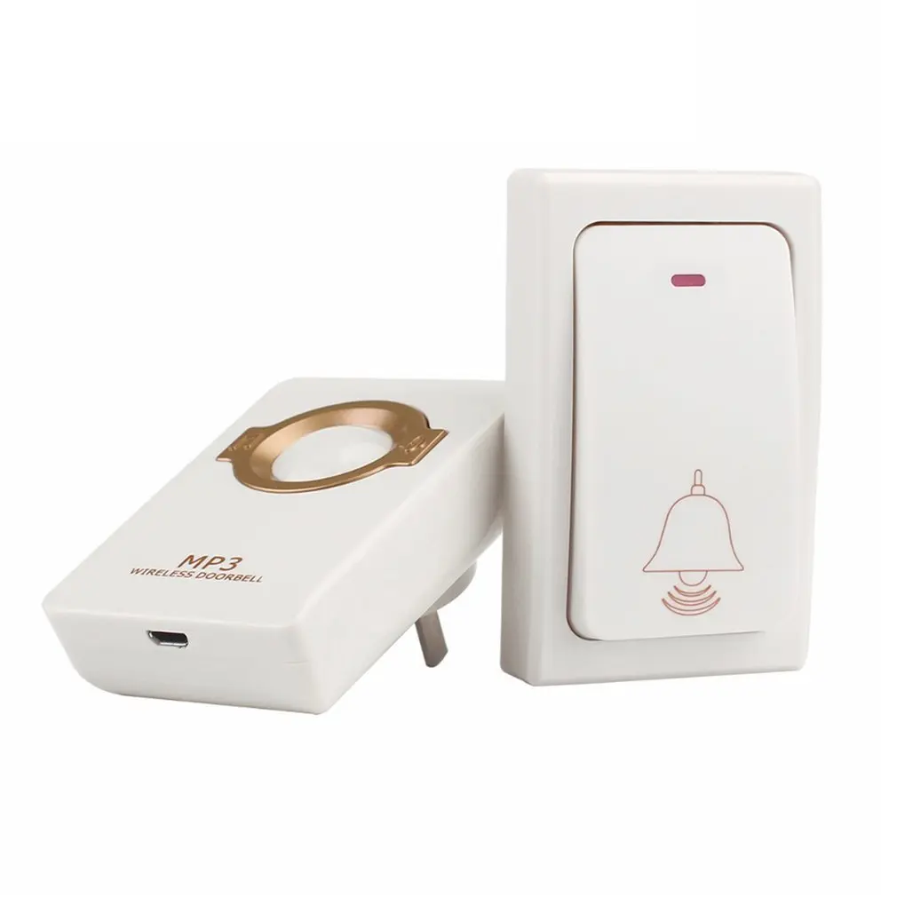 LESHP беспроводной дверной звонок с автономным пультом дистанционного управления