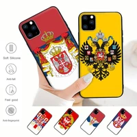 russian national emblem black matte phone case cover for iphone 12 11 pro max xs x xr 7 8 6 6s plus 5 5s se 2020