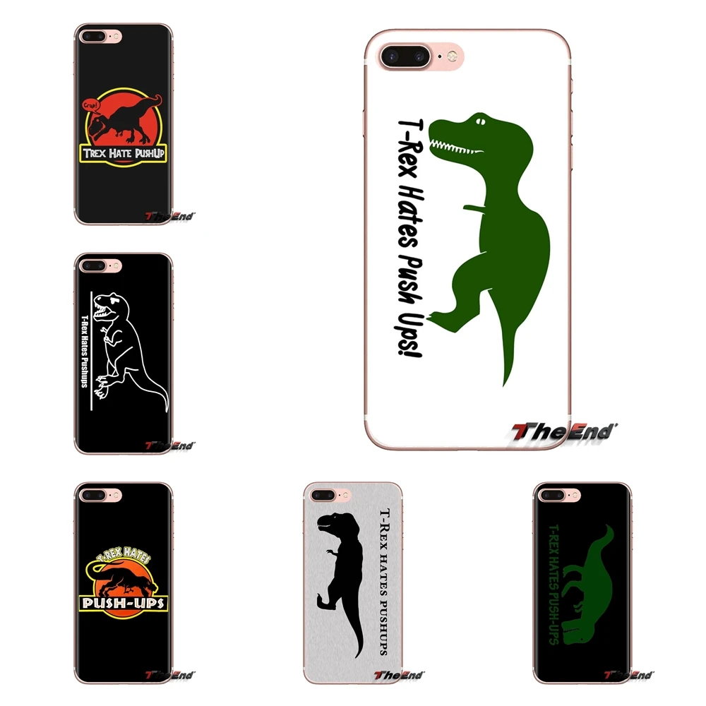 Ультра тонкий чехол для Xiaomi Mi4 Mi5 Mi5S Mi6 Mi A1 A2 5X 6X 8 9 Lite SE Pro Max Mix 2 3 2S T REX hatches PUSHUPS Dinosaur