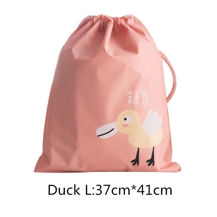 Duck L 1 шт. гидроизоляционные Мультяшные животные для новорожденных, украшения в спальню, напечатанные кровати, сумки-бампер, одежда для детей, игрушки, органайзер, бампер в кроватку - Цвет: Duck L
